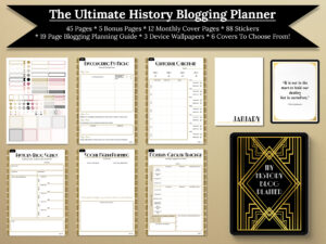The Ultimate History Blogging Planner – Digital
