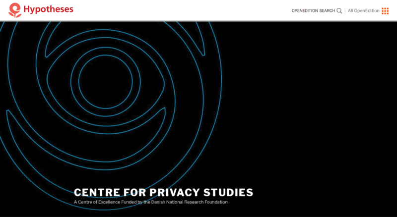 Centre For Privacy Studies (Danish Hypotheses)