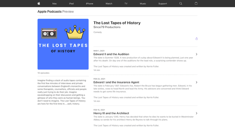 The Lost Tapes of History Podcast