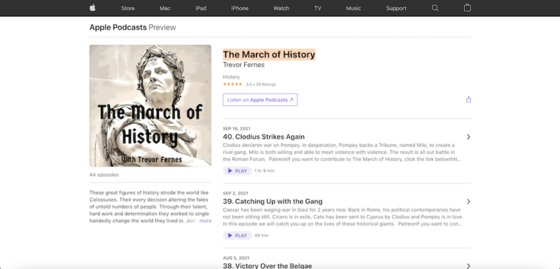 The March of History